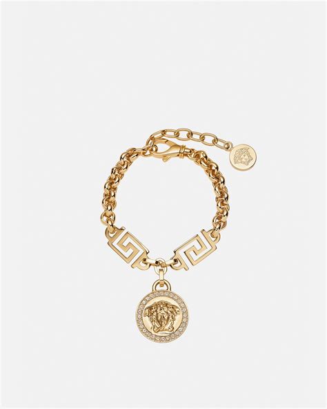 versace armband herr|versace crystal medusa greca.